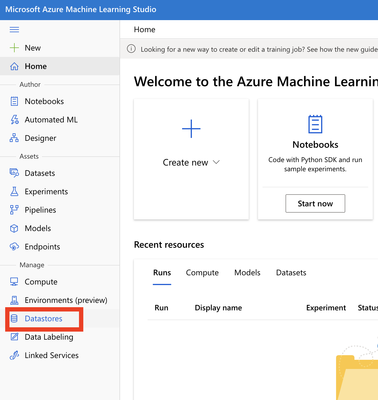 Build Dataset in Azure Machine Learning