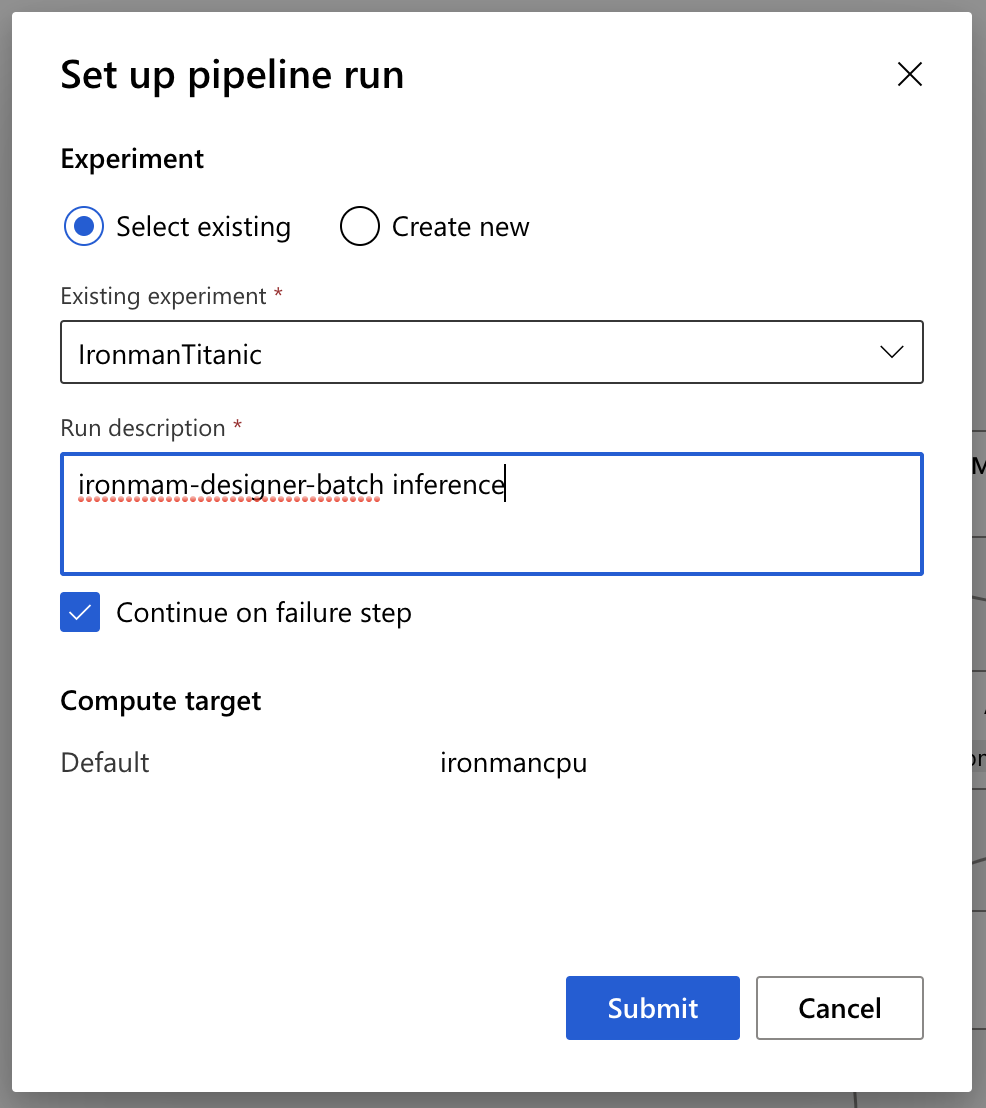 Deploy Batch with Design in Azure machine learning