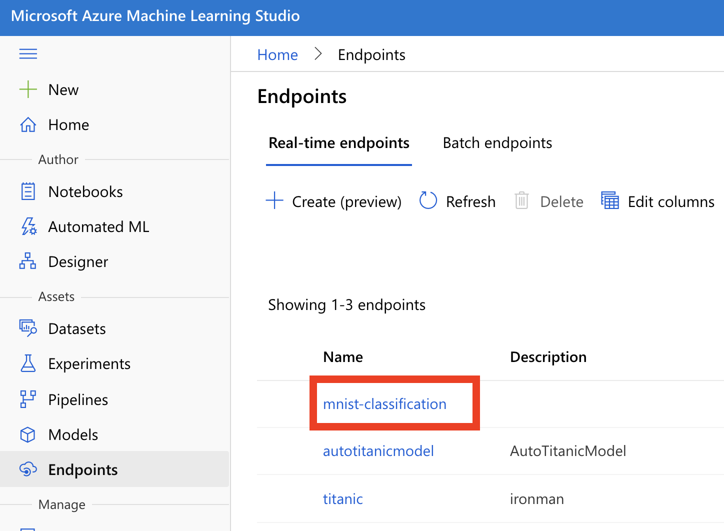 Register and deploy model in Azure machine learning