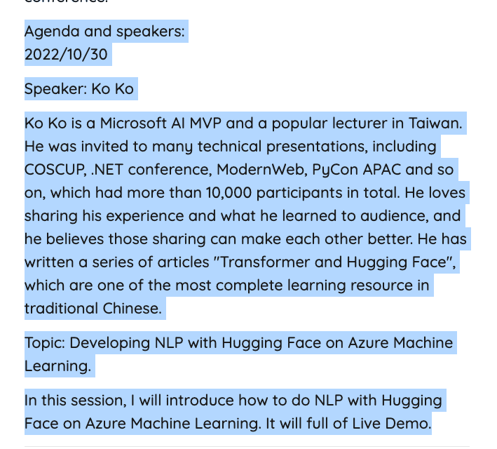 Developing NLP with Hugging Face on Azure Machine Learning